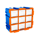 Wadfow 9-Bin Modular Storage Tower