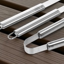 Oster Baldwyn 3pc Barbecue Tool Set, Stainless Steel

