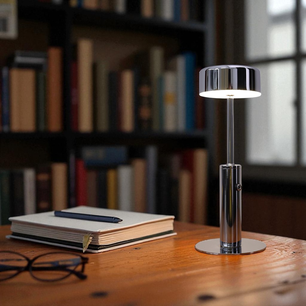 Royal Homes Table Light USB, Gold/ Silver/ Black