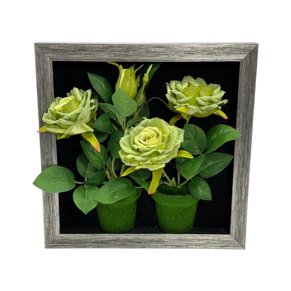Classy Homes Artificial Plants With Frame, 30x30cm