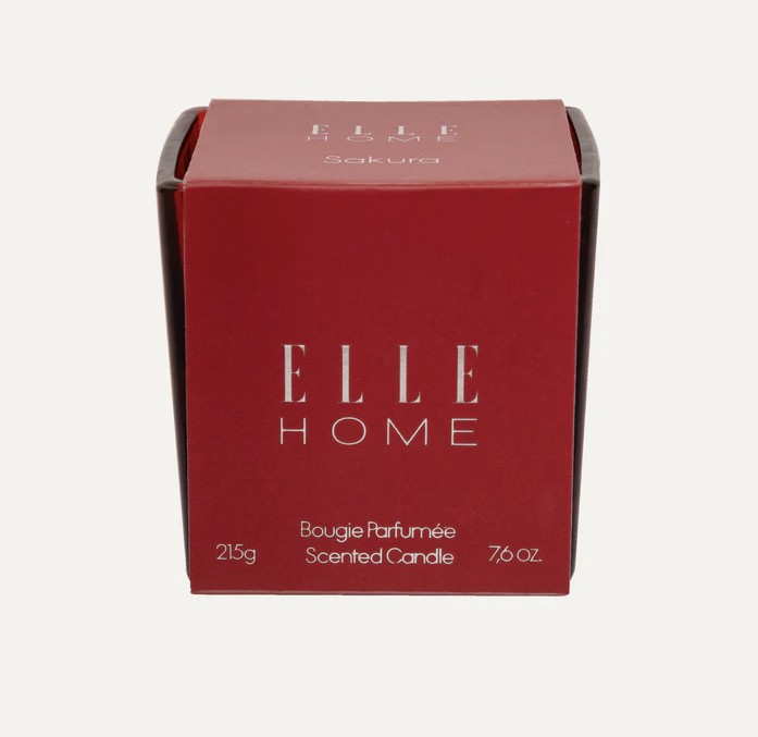Elle Home Sakura Vanilla Scented Candle
