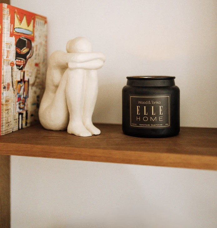Elle Home Tonka Vanilla Scented Candle