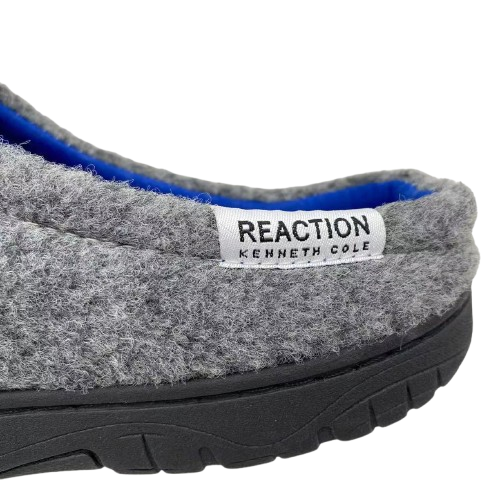 ****Kenneth Cole Men Mule Slipper Grey, Small