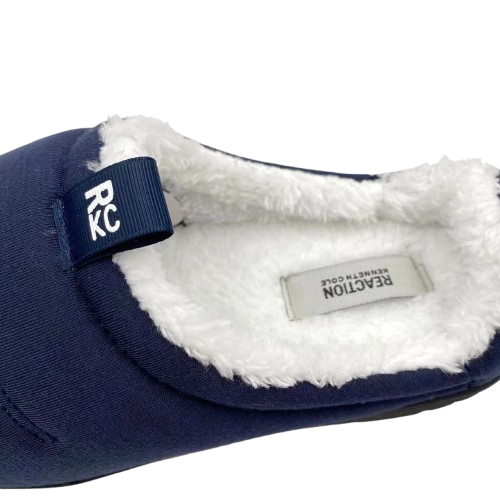 ****Kenneth Cole Men Mule Slipper Navy, Small