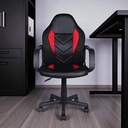 Mobel Gaming Chair, Black/ Red (Weight Limit 220lb)