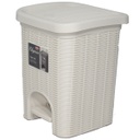 Mr. Save Plastic Step-On Trash Can 9.5 x 9.5 x 12 In.