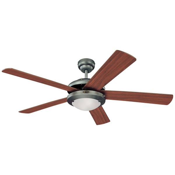 Westinghouse Comet Ceiling Fan 52 In. Iron Finish. (C.F.M - 5098)