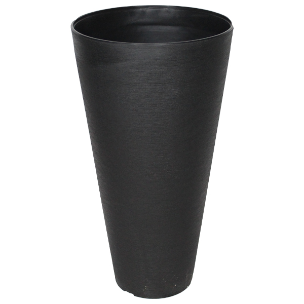 Royal Homes Flowerpot 11.5x17.5 In., Black