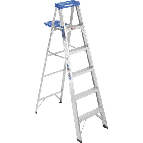 ****Werner 6 Ft. Aluminum Step Ladder with 250 Lb. Load Capacity Type I Ladder Rating