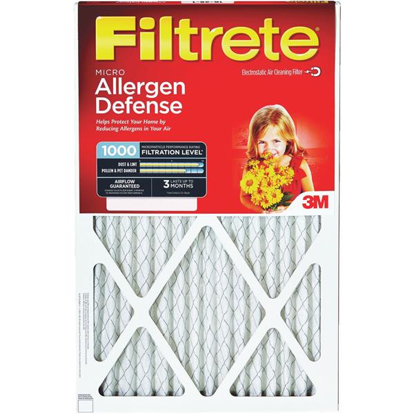 ****3M Filtrete 14 In. x 25 In. x 1 In. Allergen Defense 1000/1085 MPR Furnace Filter