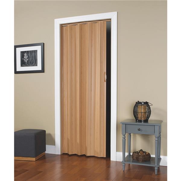 Spectrum Via Accordion Folding Door 24 In. to 36 In. W. x 80 In. H. Oak