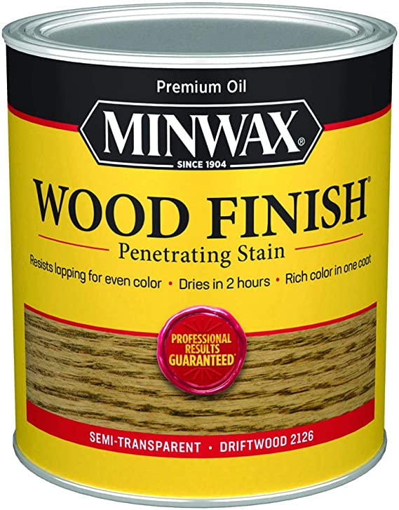 ****Minwax Wood Finish Penetrating Stain, Driftwood, 1 Qt.