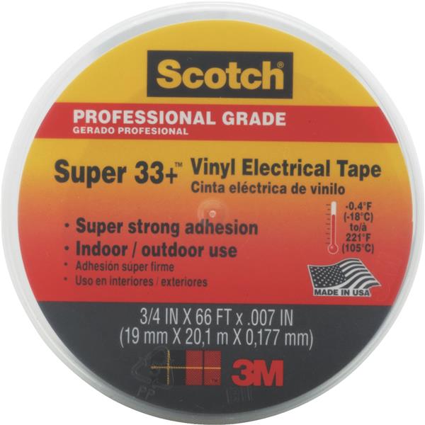 ****3M Scotch General Application 3/4 In. x 66 Ft. Vinyl Plastic Electrical Tape