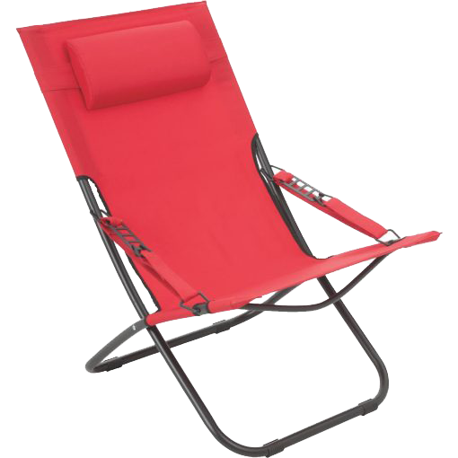 ****Outdoor Expressions Folding Hammock Chair with Headrest, Red
