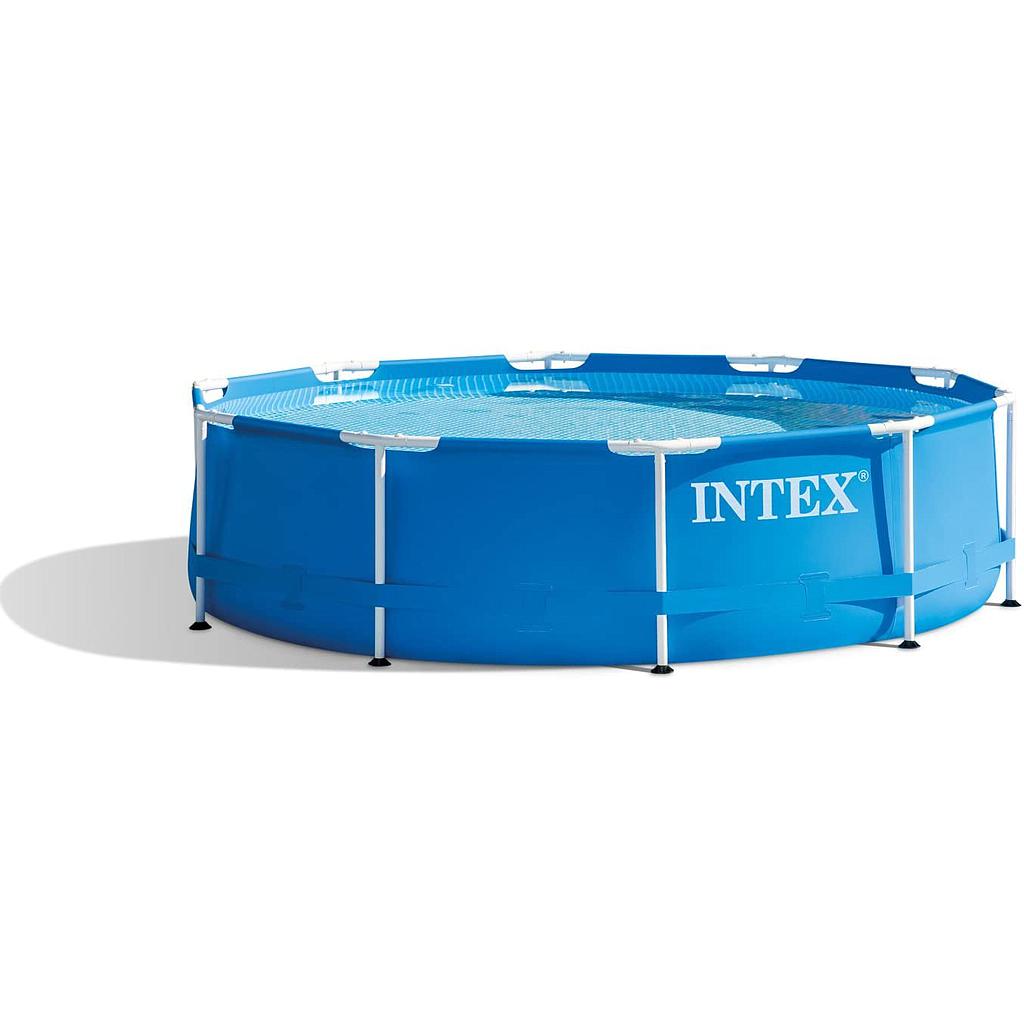 Intex Metal Frame Pool with Filter Pump 10Ft x 30in