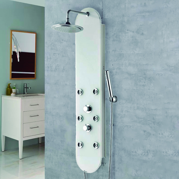 Royal Homes Shower Panel 304 Stainless Steel, White