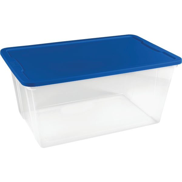 Homz Storage Tote 90 Qt. Clear