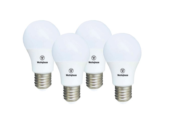 Westinghouse Bulbs LED 9W A60 4PK Daylight (White Light)m