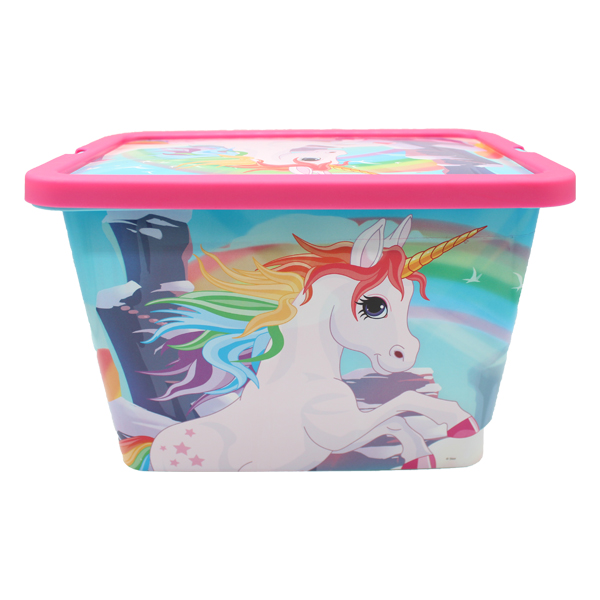 ****Disney Kids Storage Click Box 7L Unicorns