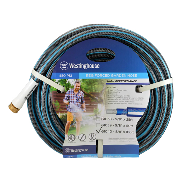 Westinghouse Reinforced Hose 5/8 In. x 100 Ft. 450 PSI