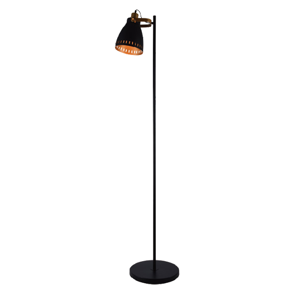 ****Royal Homes Floor Lamp E26 Matt Black &amp; Gold
