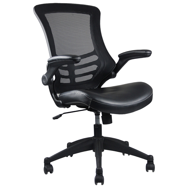 Mobel Mesh Task Office Chair, Black (Weight Limit 220lb)