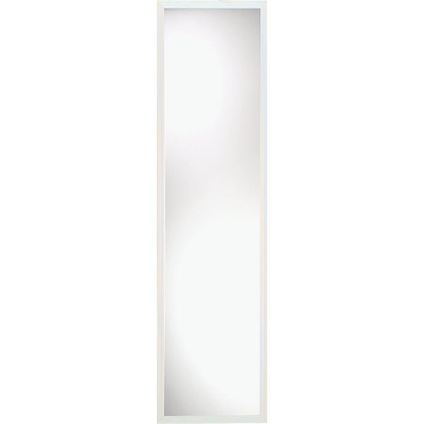 Home Decor Innovations Suave Plastic Door Mirror 13 In. x 49 In., White