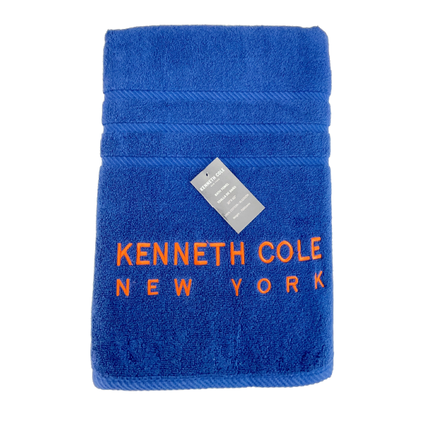 Kenneth Cole Bath Towel 30 x 60 In. Navy