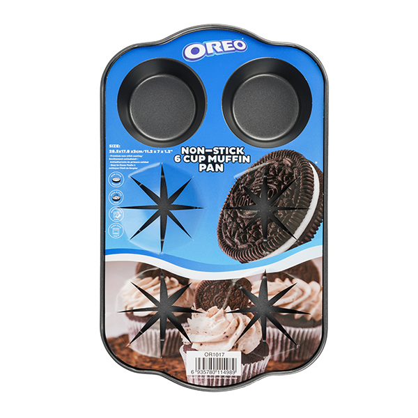 ****Oreo 6-cup Muffin Pan 28.5x17.8x3cm