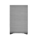 ****Kenneth Cole Temporary Pleated Blinds, Grey /48x90''