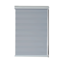 Kenneth Cole Luxury Zebra Blinds 48x90 In. (Blackout) Grey