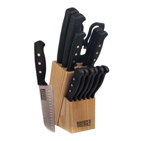 Baker's Secret 22pc Kitchen Knife Set