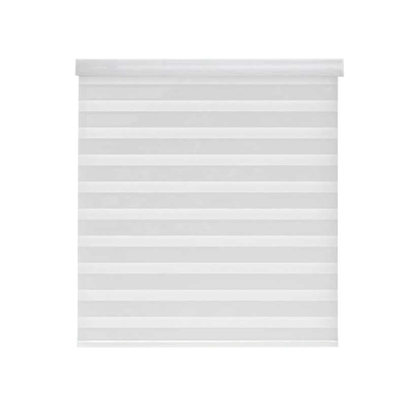 Classy Homes Zebra Roller Blind 26x50 In., White