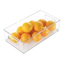 iDesign Fridge &amp; Freezer Bin 8 x 4 In. Clear