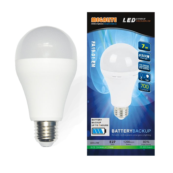 Royal Homes Rechargeable Emergency LED Bulb, 7W