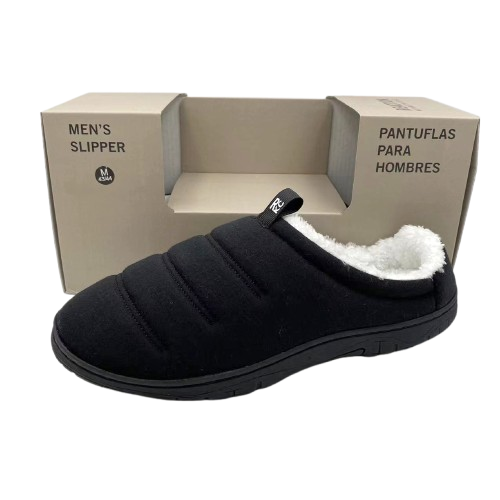 ****Kenneth Cole Men Mule Slipper Black, Large