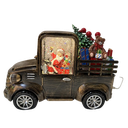Mrs. Claus Christmas Antique Truck Ornament