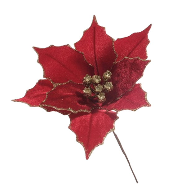 ^Miro Christmas Poinsettia 26cm, Red
