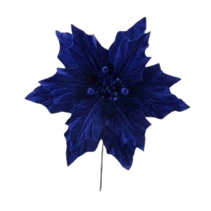 Christmas Poinsettia Stem 29cm