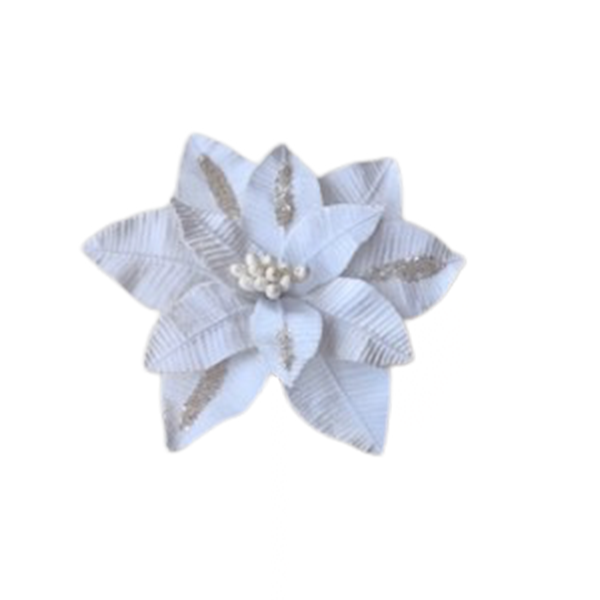 Christmas Poinsettia Stem 28x50cm