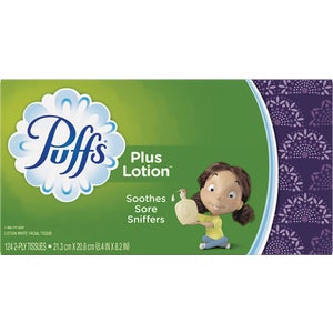 Puffs Plus Lotion Facial Tissue (124-Count)