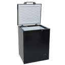 Sankey Chest Freezer 5 Cu. Ft. Black with Stainless Steel Top