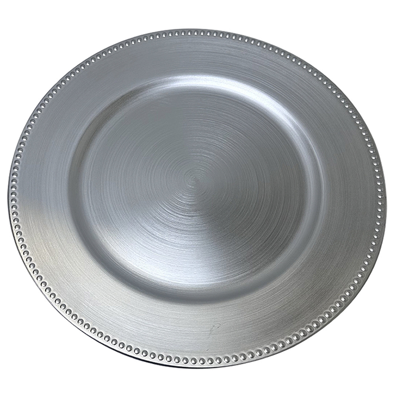 SoHo Charger Plate, Silver