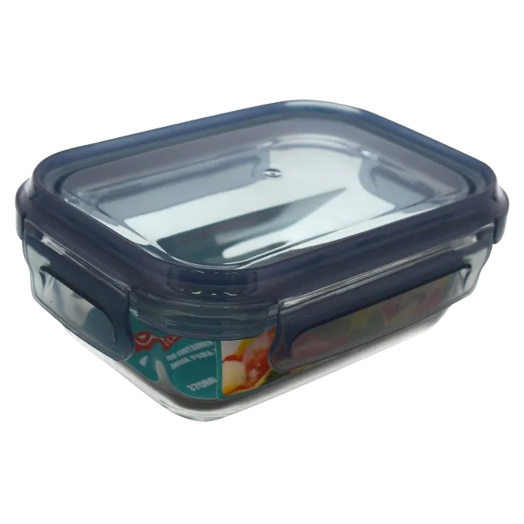 Windrose Glass Food Container Rectangular 370ml
