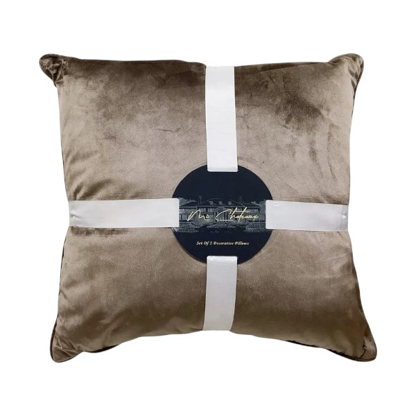 Chateaux Throw Pillows 2-pack, Brown