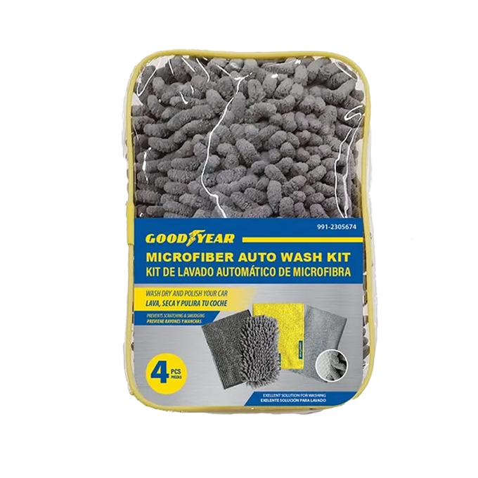 Goodyear 4pc Car Cleaning Kit