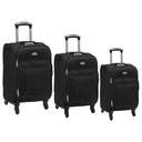 Clipper Club 3pc Luggage Set, Black