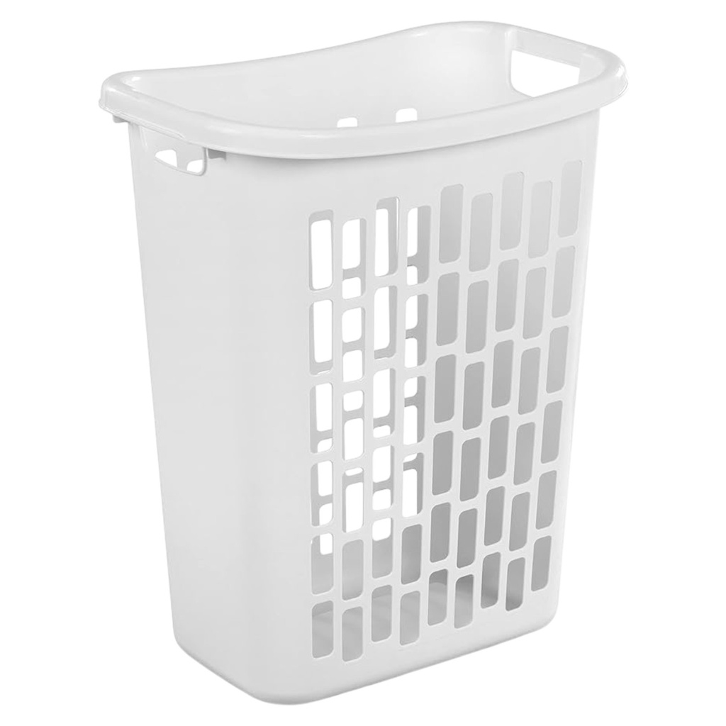 Sterilite Open-Top Laundry Hamper Plastic, White
