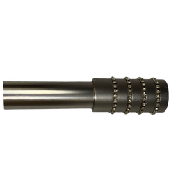 [HHHD-CTRD-01134 (RH117-84BN-P) CHCR30053] Classy Homes Curtain Rod 48-84 in Single Black Nickel 25/28