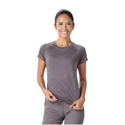 [ESG0217-GY] Elle Sport Ladies Performance Shirt, Dark Grey